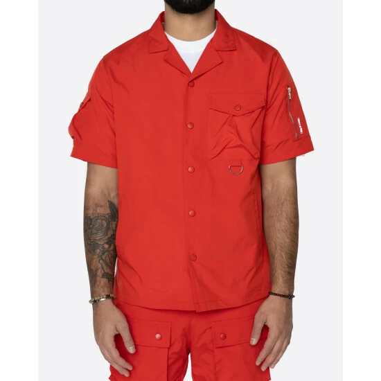 Eptm Snap Button Shirt Shirts Red - Image 2