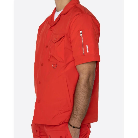 Eptm Snap Button Shirt Shirts Red - Image 3