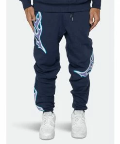 Eptm Nu Flame Sweatpants Pants Navy
