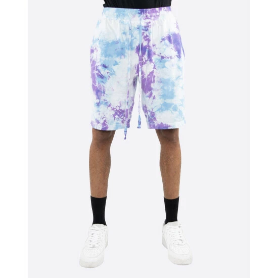 EPTM Tie Dye Shorts - Lt.Blue/Purple Light Blue/purple