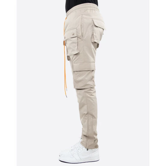 EPTM Snap Cargo Pants - Khaki Denim & Bottoms - Image 2