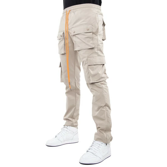 EPTM Snap Cargo Pants - Khaki Denim & Bottoms - Image 3